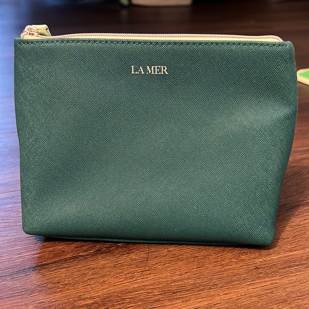 La mer cosmetic bag